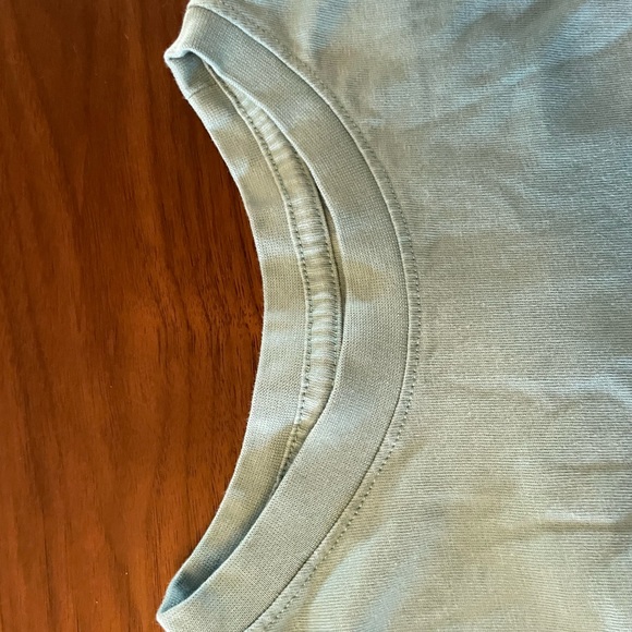 Ivory Ella Fit Doodle Long Sleeve Tee in Stillwater XXS - Picture 8 of 8